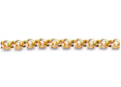 Gold Plated 4.50 mm Belcher Chain